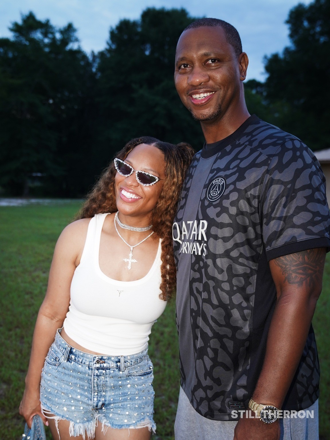 The cousins link up.