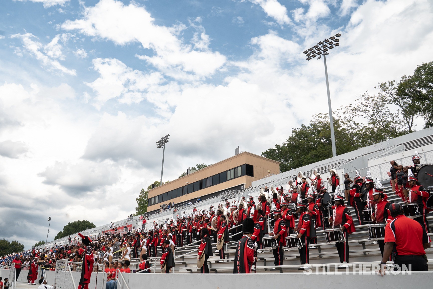 The Clark Atlanta University Mighty Marching Panther Band